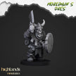 Orc Warriors with Hand Weapons - Highlands Miniatures | Goblin | Black Orc | Ork | Orcs | Warrior | Fantasy | Pathfinder | Wargaming | Squad