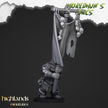Orc Warriors with Hand Weapons - Highlands Miniatures | Goblin | Black Orc | Ork | Orcs | Warrior | Fantasy | Pathfinder | Wargaming | Squad