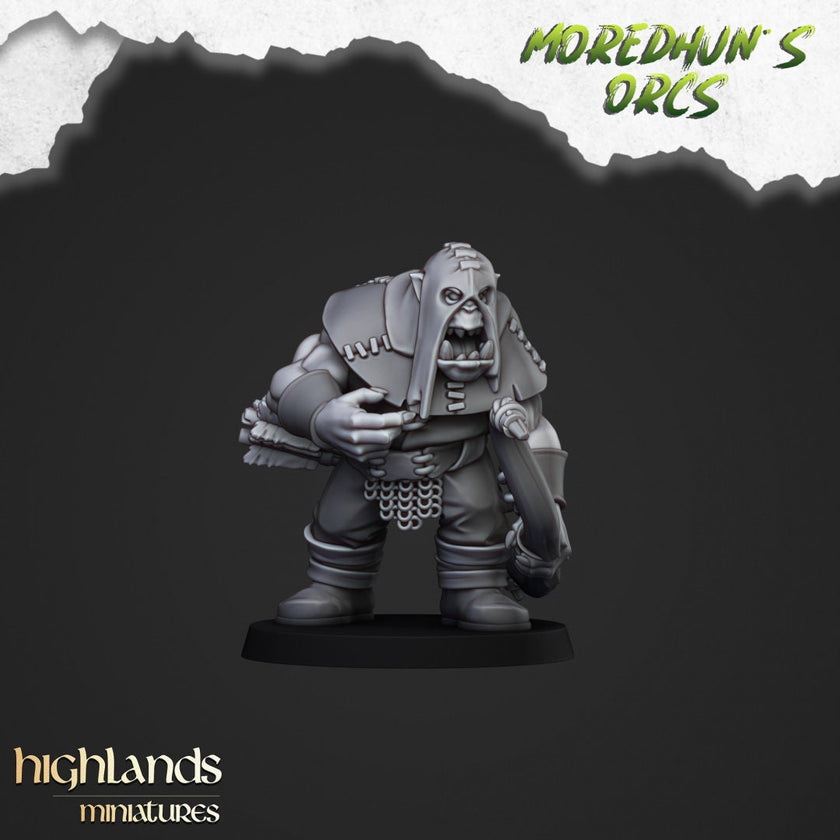 Orc Archers - Highlands Miniatures | Goblin | Black Orc | Ork | Orcs | Warrior | Fantasy | Pathfinder | Wargaming | Squad | Bowmen | Ranged
