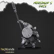 Mounted Orcs with spears - Highlands Miniatures | Boar | Black Orc | Ork | Orcs | Warrior | Fantasy | Pathfinder | Wargaming | Cavalry