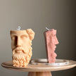 Zeus Bust Soy Candle | Greek Statue Decor