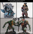 Turtlekin druid mini - Artisan Guild | DnD | Turtle | Tortle | Wizard | Sorcerer | Underwater | Pathfinder | Tortanian | TTRPG, Wargaming