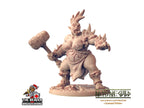 Female Ogre Marauder with Club 2 - Artisan Guild | DnD | Fighter | Barbarian | Monster | Pathfinder | TTRPG | Wargaming | Frostgrave, Giant