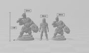 Dwarven Defenders 11 mini set - Artisan Guild | DnD | Fighter | Barbarian | Dwarf | Cleric | Paladin | Pathfinder, TTRPG, Wargaming