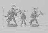 Maul Weilding Male Fighter dnd Mini - Artisan Guild | Barbarian | Knight | Cleric | Paladin, Pathfinder, TTRPG, Wargaming, Warrior, Human