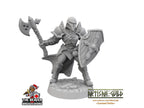 Helmed Female Human Fighter dnd Mini - Artisan Guild | Barbarian | Knight | Cleric | Paladin, Pathfinder, TTRPG, Wargaming, Warrior