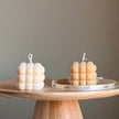 Cube Candle: Handmade Soy Pillar Candle, Home Decor