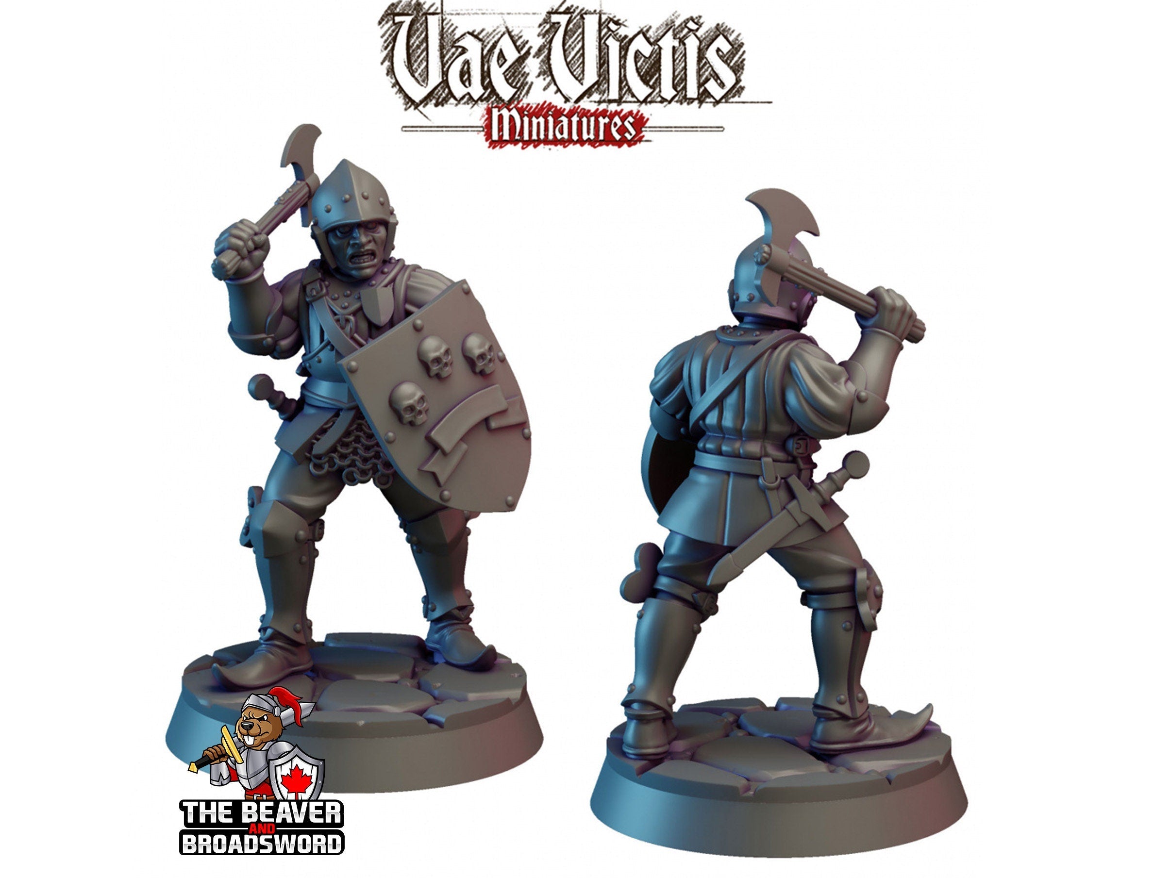 City Watch Guardsman 1 dnd mini - Vae Victis | Fighter | Paladin | Human  | Male | Guard | Knight | Pathfinder, TTRPG, Wargaming, Frostgrave