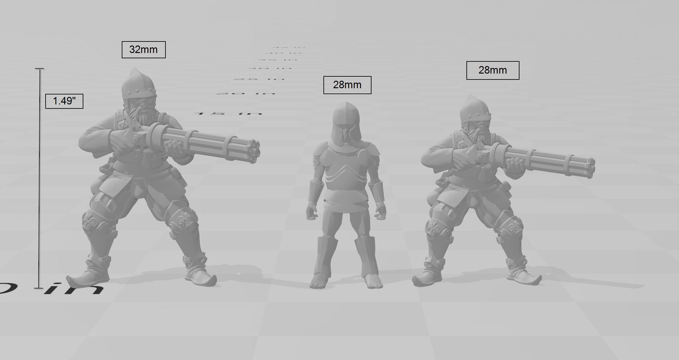 City Watch Guardsman 4 dnd mini - Vae Victis | Fighter | Paladin | Human  | Male | Guard | Knight | Pathfinder, TTRPG, Wargaming, Frostgrave