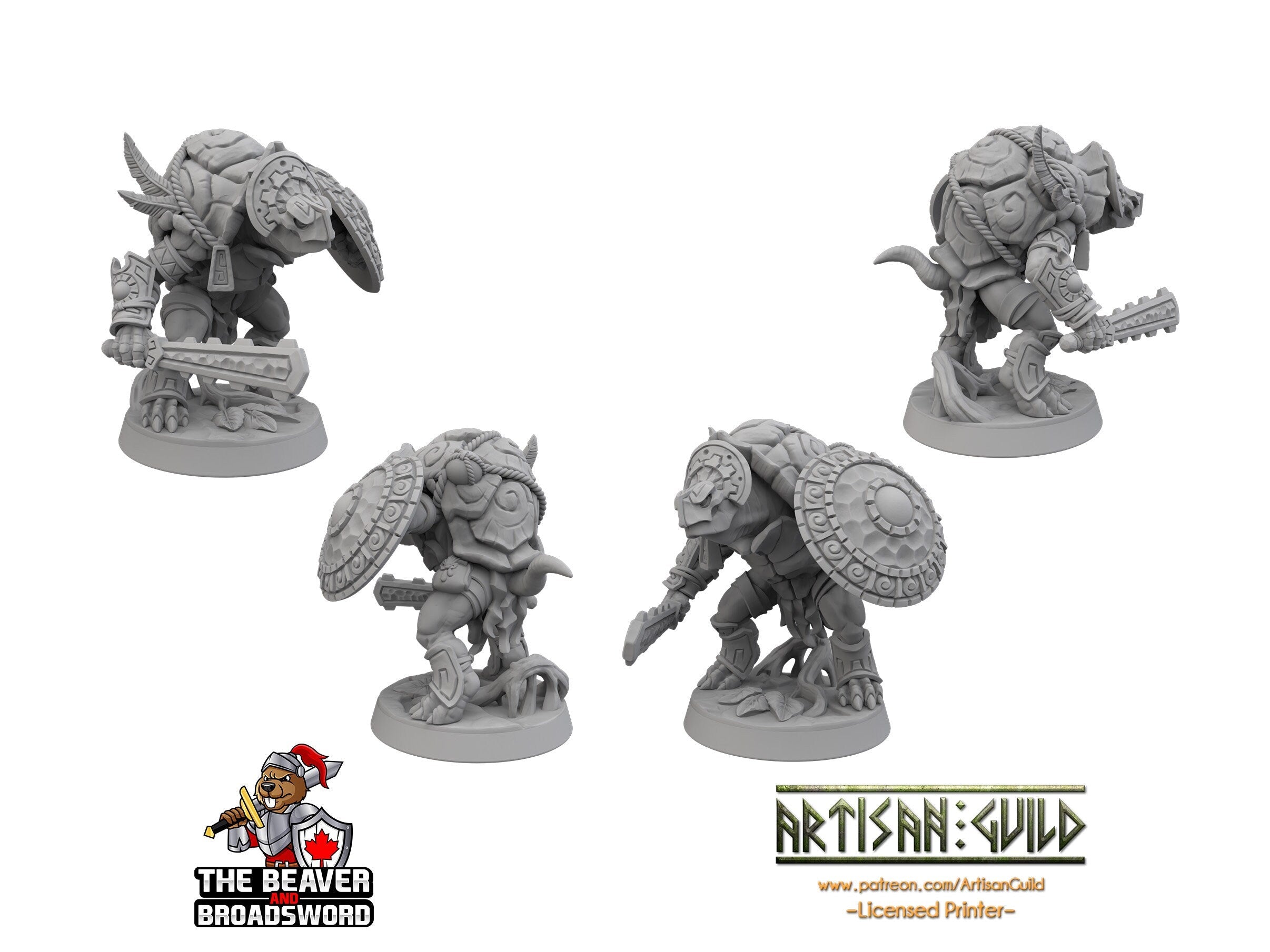 Turtlekin fighter mini - Artisan Guild | DnD | Turtle | Tortle | Wizard | Sorcerer | Underwater | Pathfinder | Tortanian | TTRPG, Wargaming
