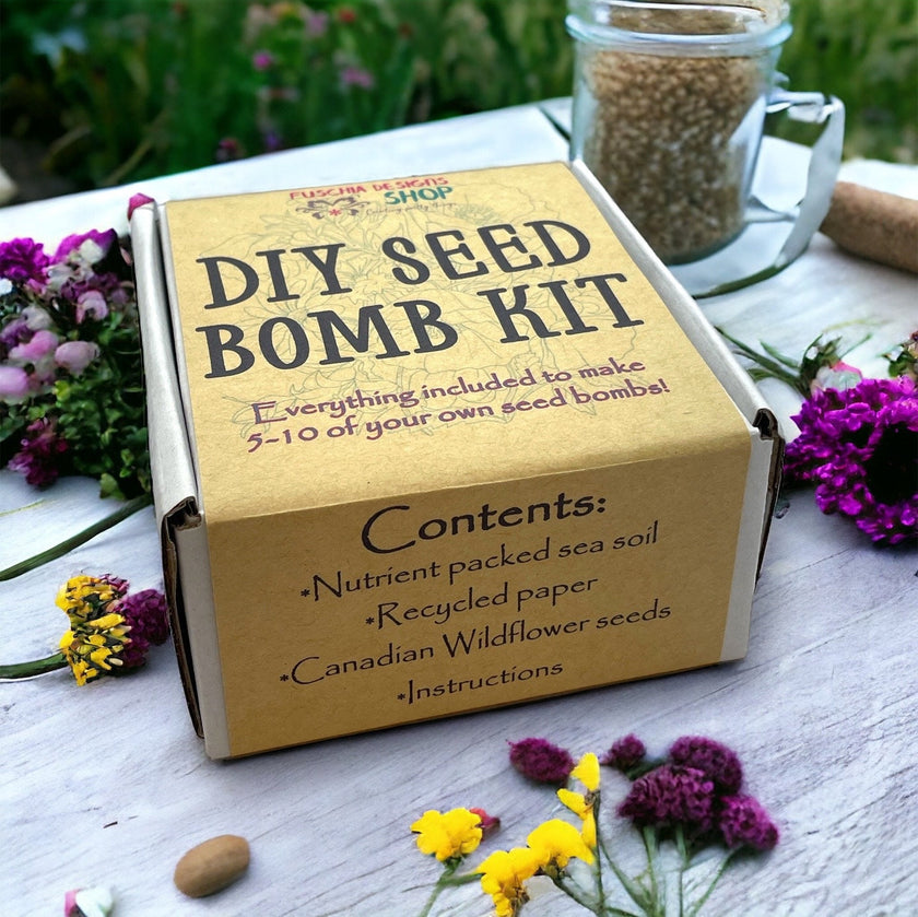 Kit - Seed Bomb - DIY Kits - Create your own Green Oasis - Canadian Wildflower