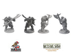 6 Orc Barbarian dnd mini set - Artisan Guild | Barbarian | Ranger| Fighter | Goblinoid, Pathfinder, TTRPG, Wargaming Monster, Pack, Bundle