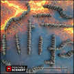 Dark Caverns Modular Wall Pieces - Printable Scenery | Dungeon | Cave | DnD | Underdark | Grotto | Cavern |    Scatter Terrain | Pathfinder