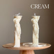 Caryatid Soy Candle: Greek Column Woman Statue Candle