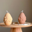 Easter Egg Rose Candle: Handmade Soy Wax Spring Decor