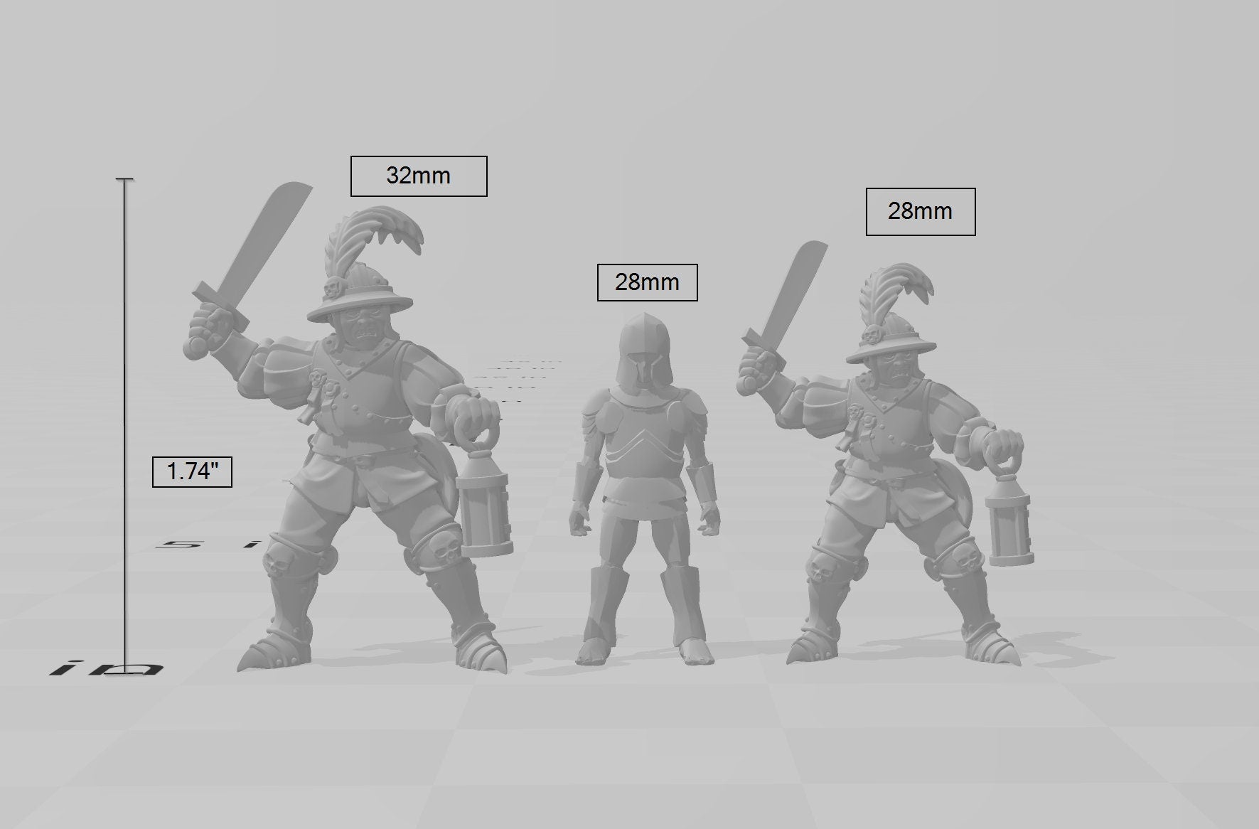 City Watch Guardsman 2 dnd mini - Vae Victis | Fighter | Paladin | Human  | Male | Guard | Knight | Pathfinder, TTRPG, Wargaming, Frostgrave