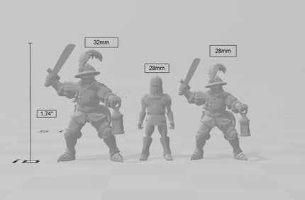 City Watch Guardsman 2 dnd mini - Vae Victis | Fighter | Paladin | Human  | Male | Guard | Knight | Pathfinder, TTRPG, Wargaming, Frostgrave