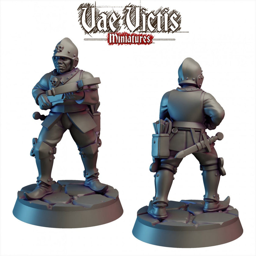 6 City Watch Guardsman mini set - Vae Victis | Unit | Fighter | Paladin | Human  | Male | Guard | Knight | Pathfinder, TTRPG, Wargaming,