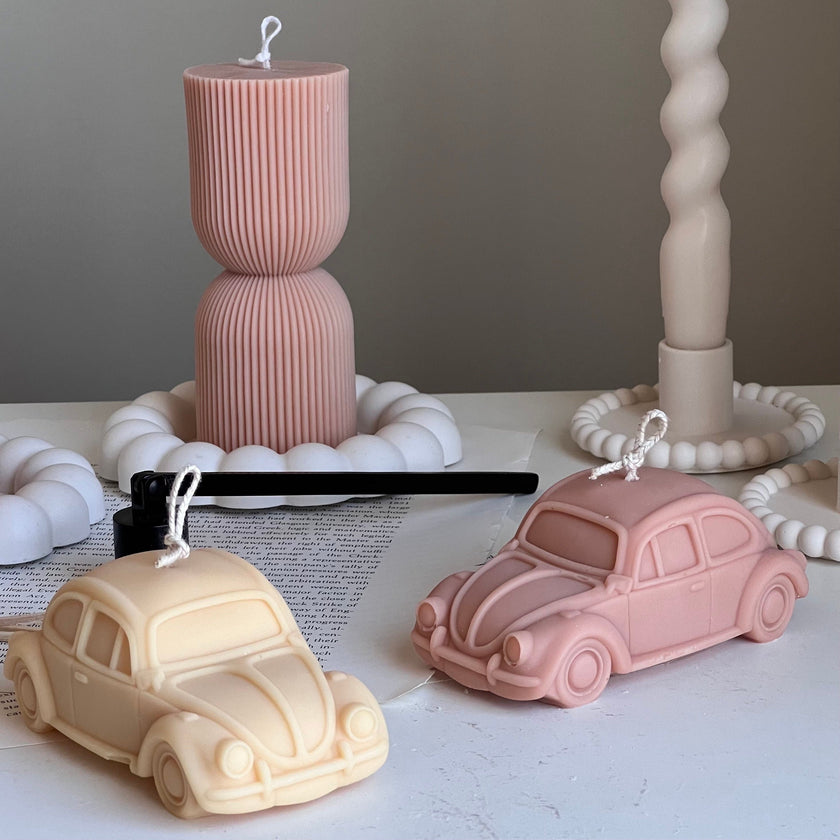 VW Beetle Candle | Vegan Soy Wax Car Candle