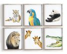 Giraffe Art Print- Safari Wall Decor