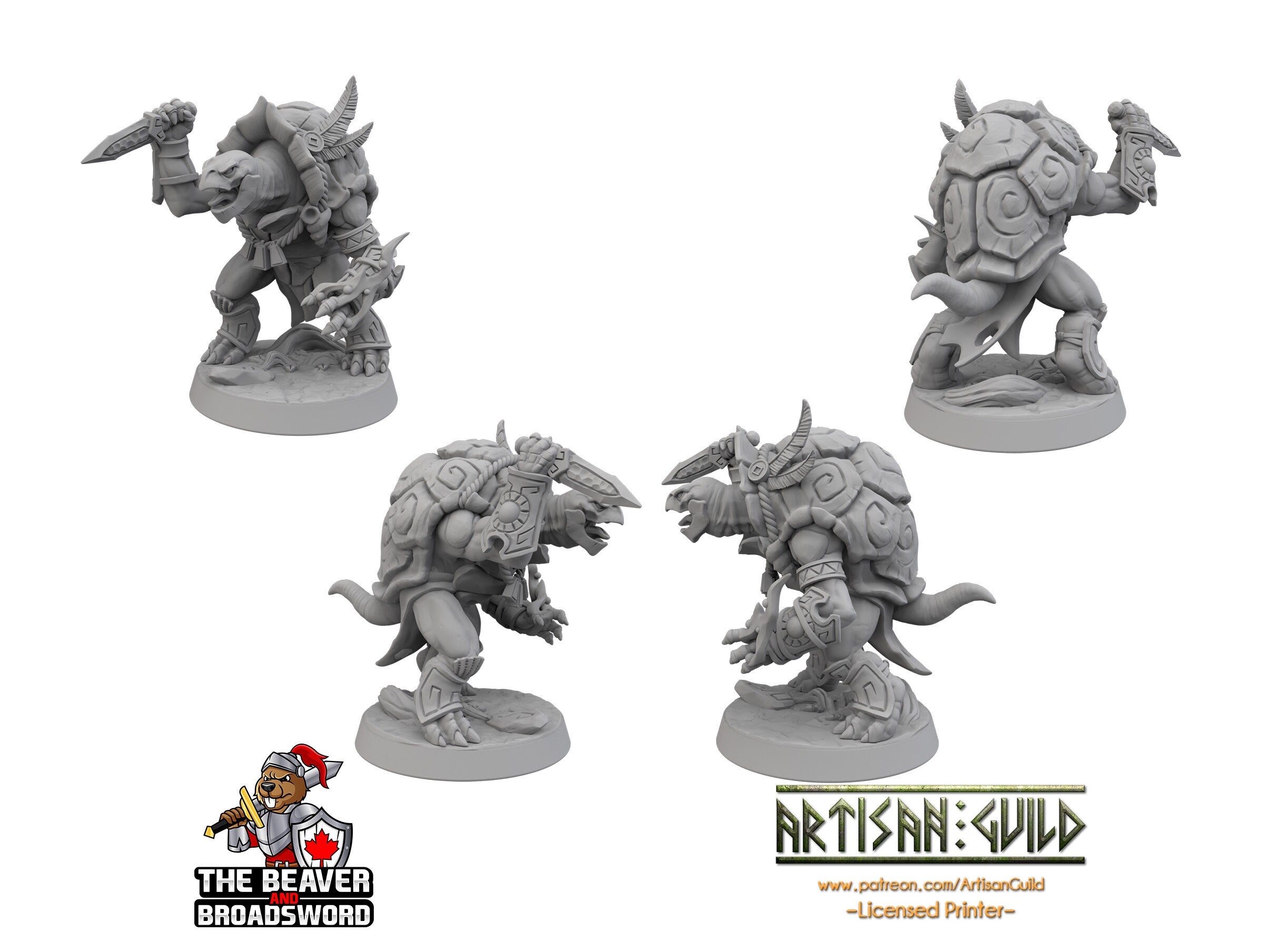 Turtlekin warlock mini - Artisan Guild | DnD | Turtle | Tortle | Wizard | Sorcerer | Underwater | Pathfinder | Tortanian | TTRPG, Wargaming