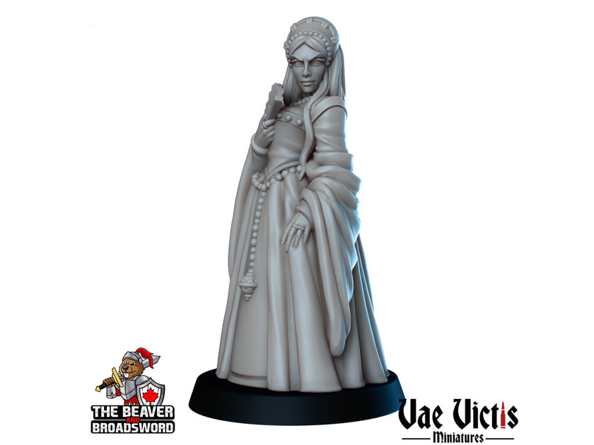 Royals Mini Set - Vae Victis | DnD | Human | King | Queen | Princess | Jester | Nobles | Villagers |  Townfolk | Wargaming | Pathfinder
