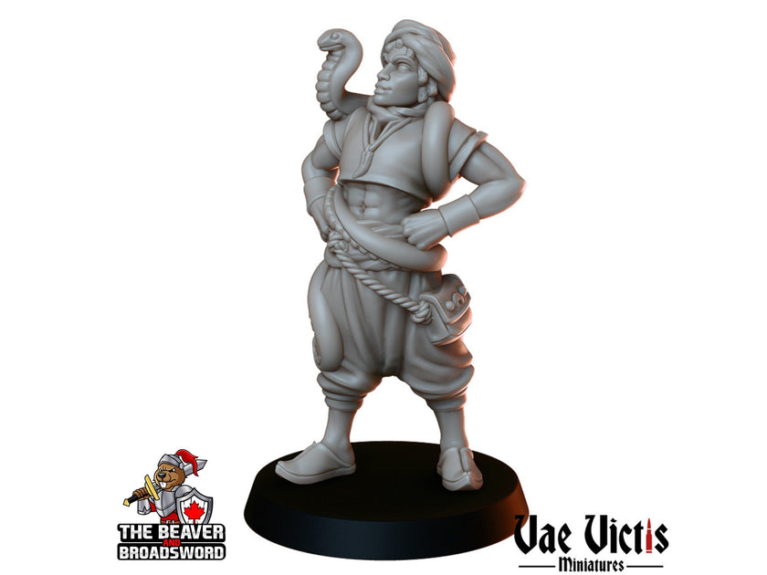 Desert Tribe Mini Set - Vae Victis | DnD | Human | Naga | Merchant | Oasis | Tabaxi | Merchant | Villagers |  Shaman, Wargaming | Pathfinder