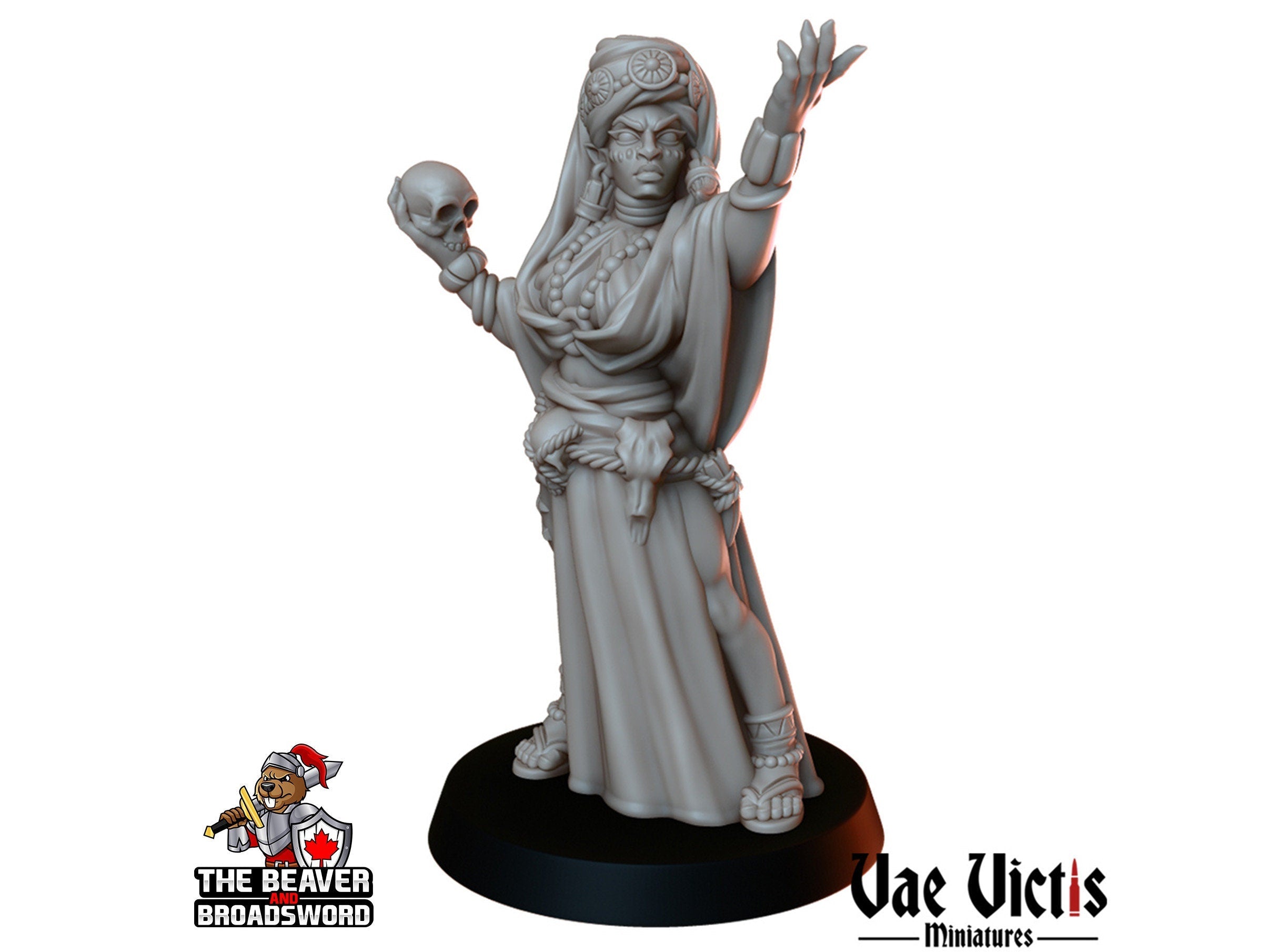 Desert Tribe Mini Set - Vae Victis | DnD | Human | Naga | Merchant | Oasis | Tabaxi | Merchant | Villagers |  Shaman, Wargaming | Pathfinder