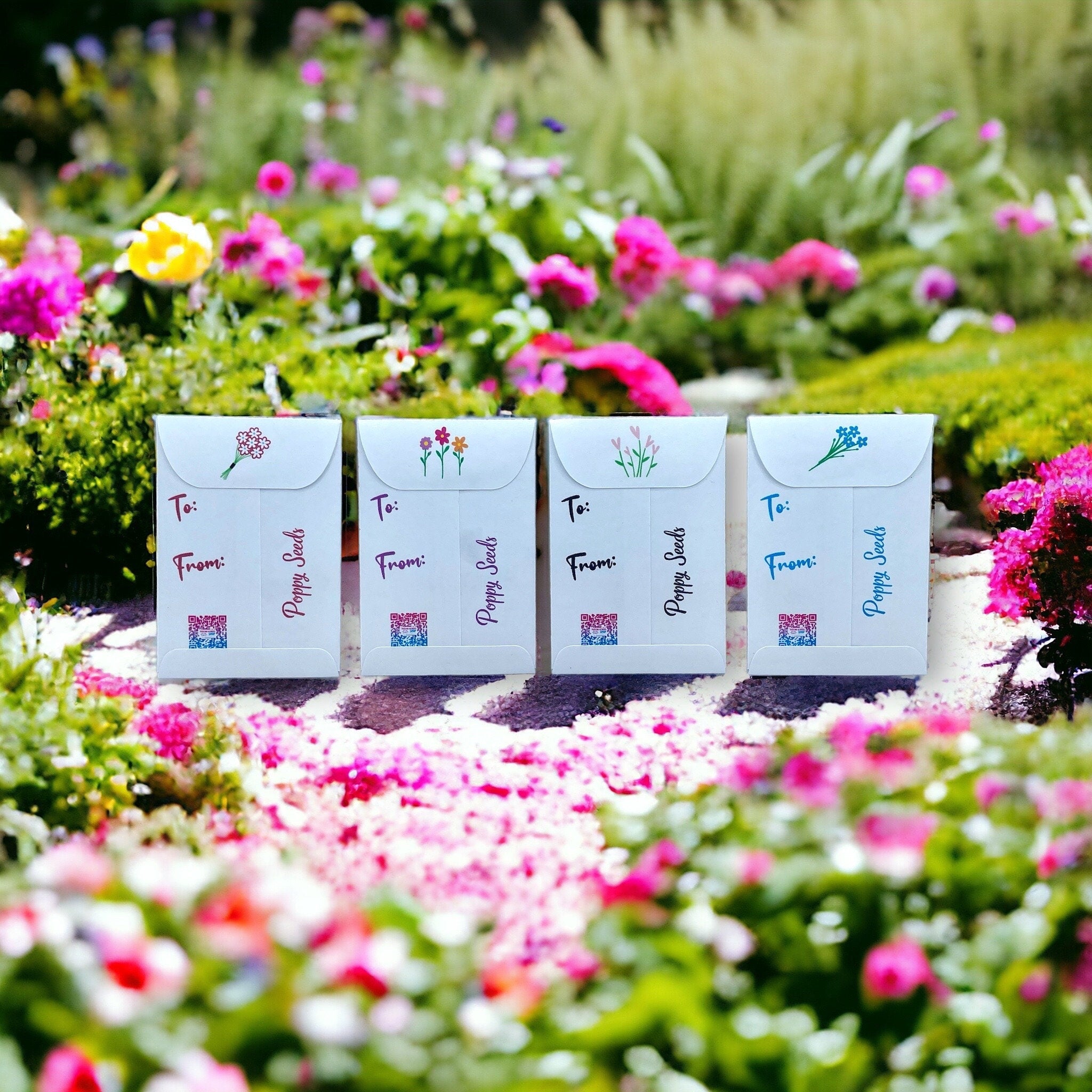 Seed Packages - Mother’s Day - Includes 10 Packages of Poppy Seeds