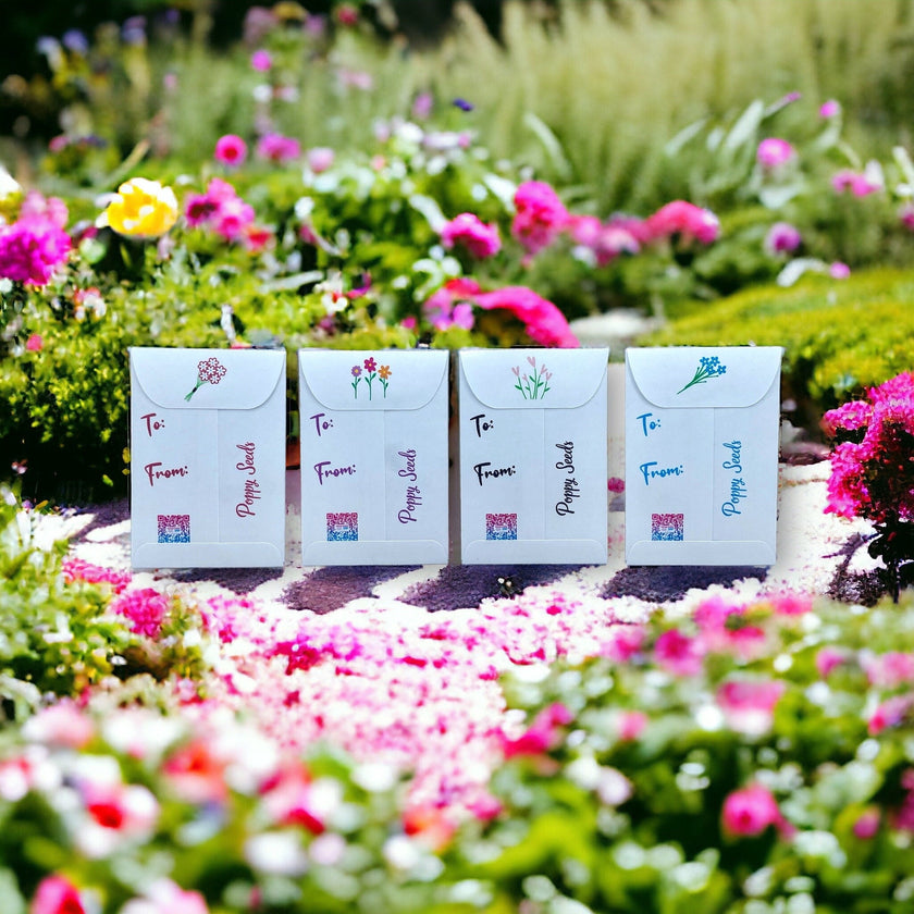 Seed Packages - Mother’s Day - Includes 10 Packages of Poppy Seeds