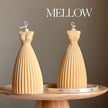 Wedding Dress Candle: Handmade Soy Wax Bridal Decor