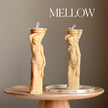 Caryatid Soy Candle: Greek Column Woman Statue Candle