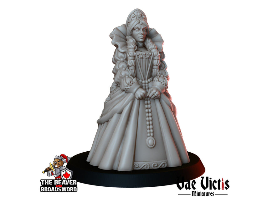Royals Mini Set - Vae Victis | DnD | Human | King | Queen | Princess | Jester | Nobles | Villagers |  Townfolk | Wargaming | Pathfinder