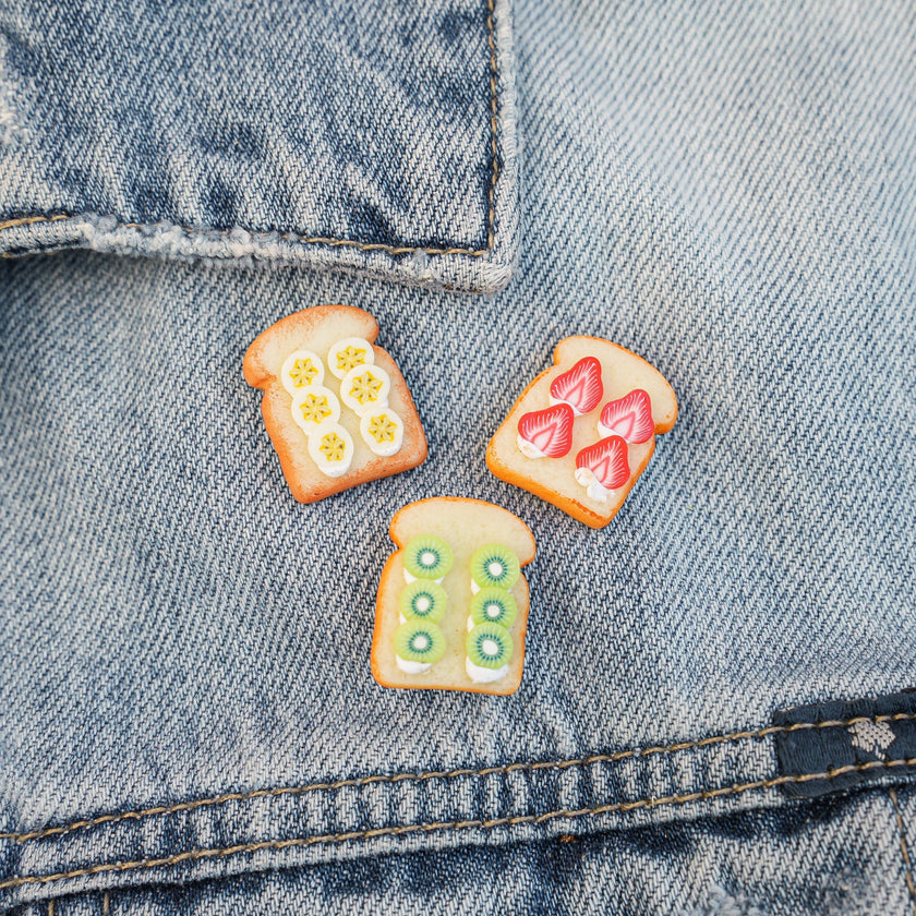 Strawberry Toast Pin