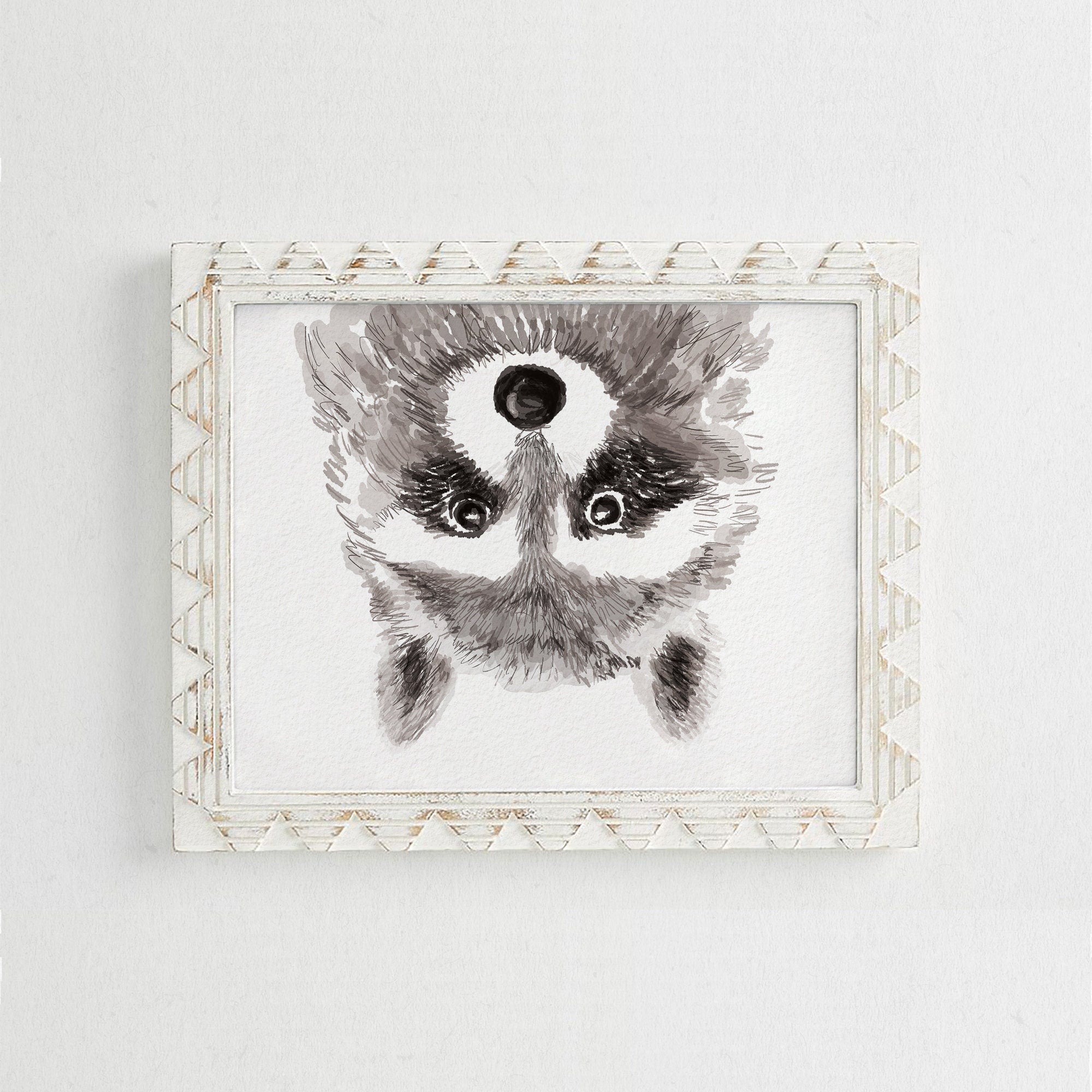 Raccoon Art Print