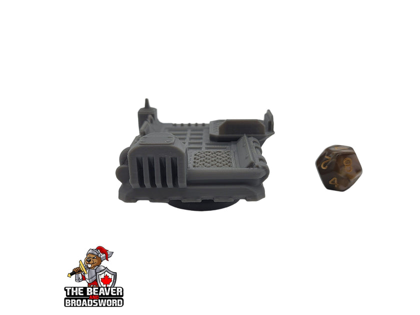 Hover Platform Sci-Fi Vehicle Miniature  -  Scatter Terrain | Construction | Transport | Infinity, Legion Sci-fi, Cyberpunk 2077, Wargaming