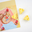 Cheese Brooch