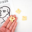 Swiss Cheese Slice Pin