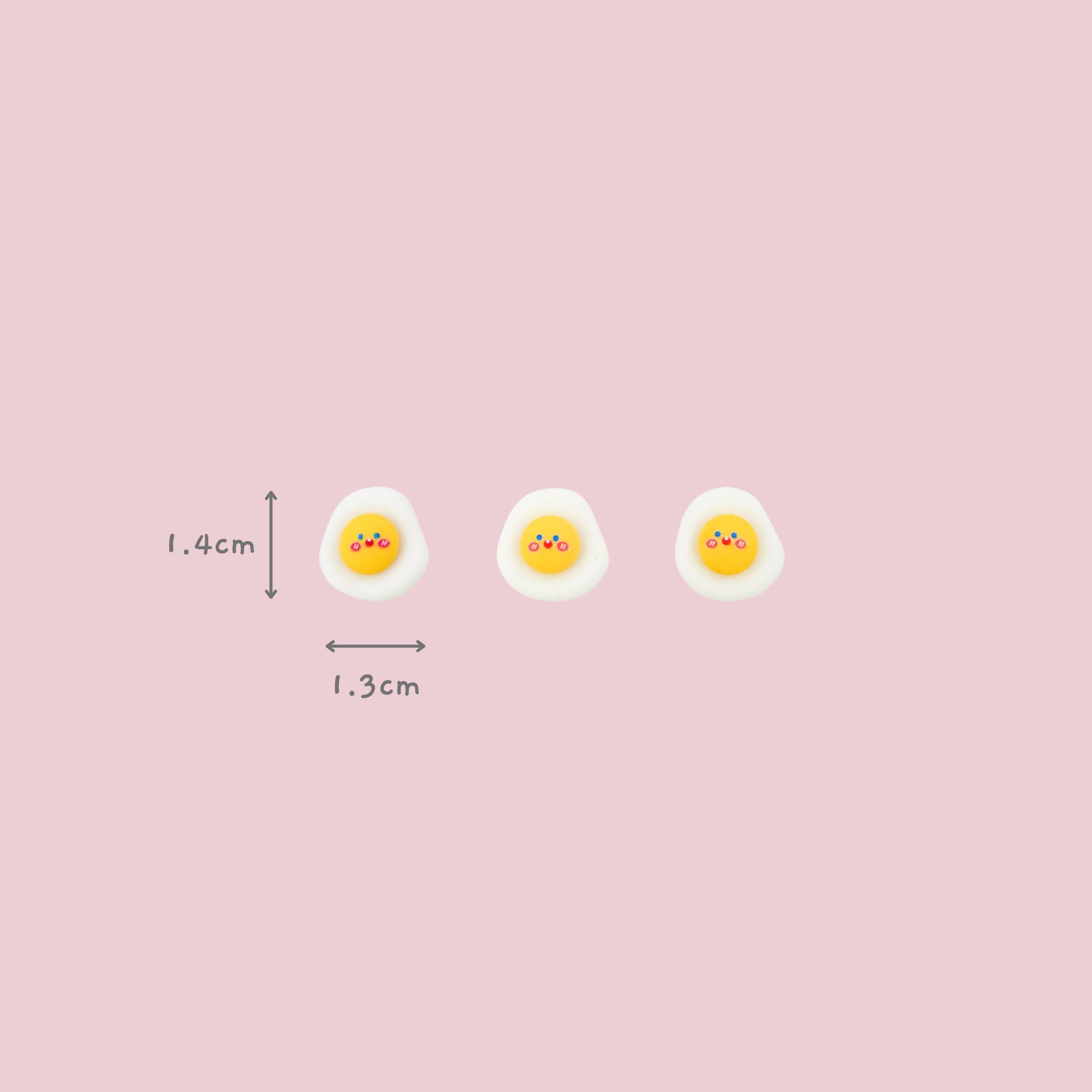 Tiny Fried Egg Pin