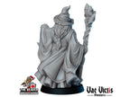 Old Human Wizard dnd mini - Vae Victis | Sorcerer | Warlock | Hero | PC | Alchemist | City | Player | Magician | Pathfinder | Magic | Epic