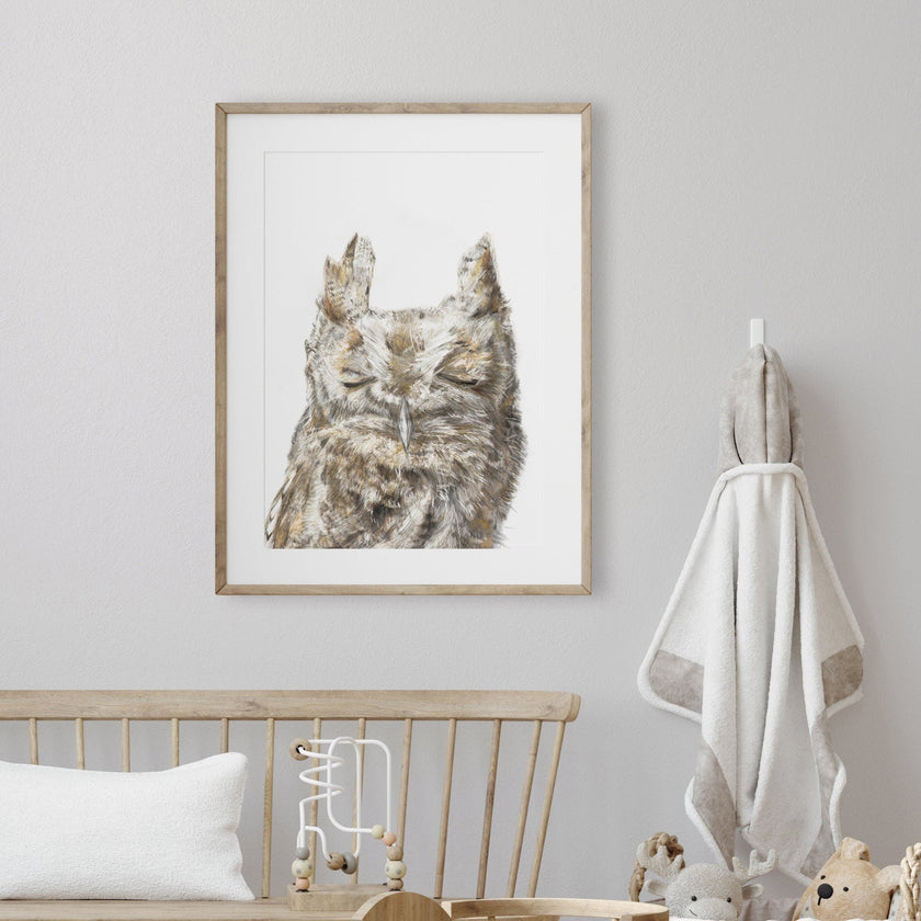 Burrowing Owl Art Print