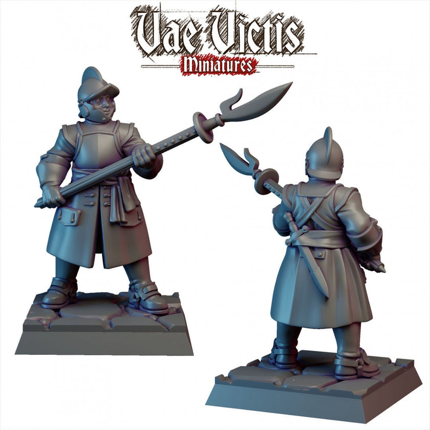 Vampire Hunters mini Set - Vae Victis | DnD | Pathfinder | Human | Male | Dark | Gothic | Fighter | Paladin | Victorian | Pikemen | Unit