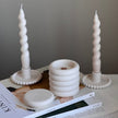 Donut Jar Soy Wax Candle | Wood Wick, Jesmonite Vessel