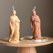 Zenobia Goddess Soy Candle: Greek Statue, Coffee Table Decor