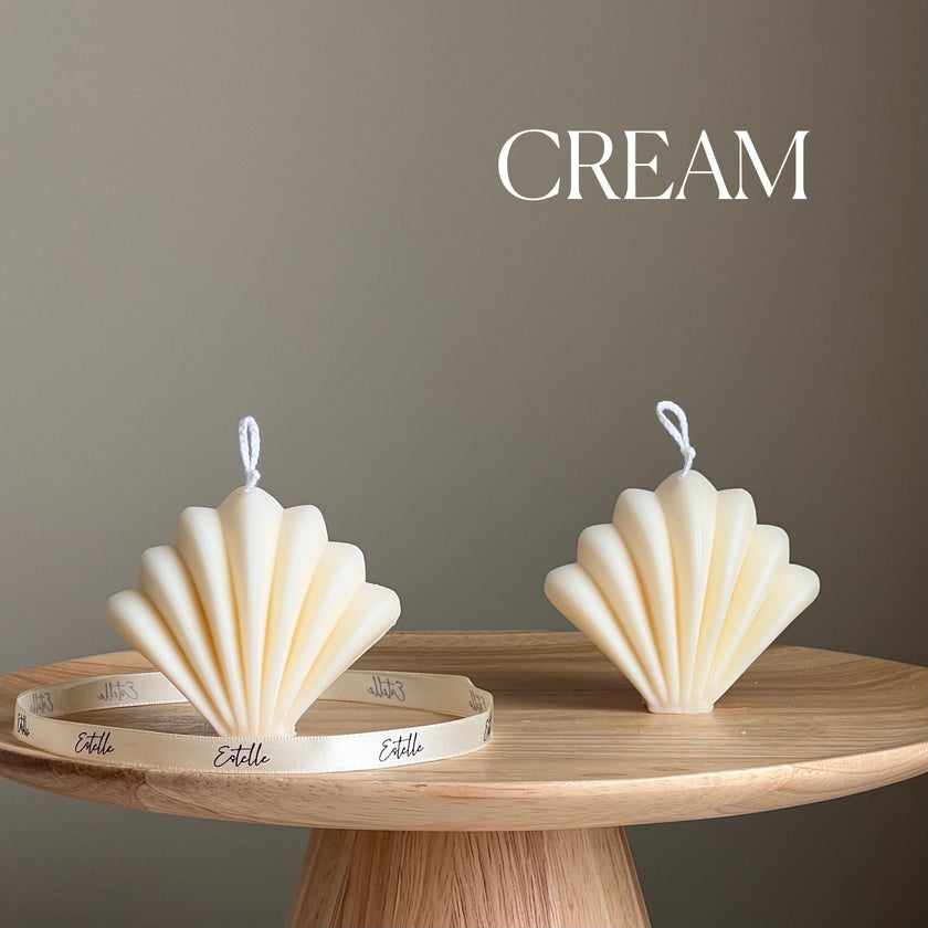Soy Scallop Shell Candle | Summer Home Decor, Vegan Candle