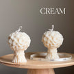 Flower Bouquet Candle | Sculptural Soy Wax Pillar Candle