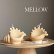 Sea Shell Soy Candle: Decorative Clam Shell, Unique Vegan Gift