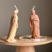 Zenobia Goddess Soy Candle: Greek Statue, Coffee Table Decor