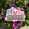 Friends not Food Vegan Sticker