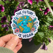 The Future is Vegan Sticker